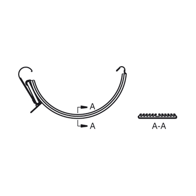 Gutter Joint with Rubber Seal